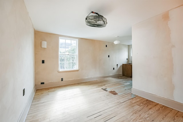 interior space featuring light hardwood / wood-style flooring