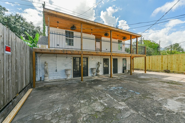 view of rear view of house