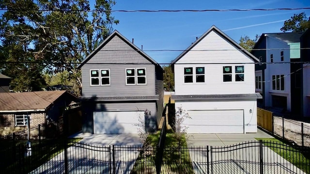 front facade featuring a garage