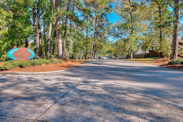 view of road