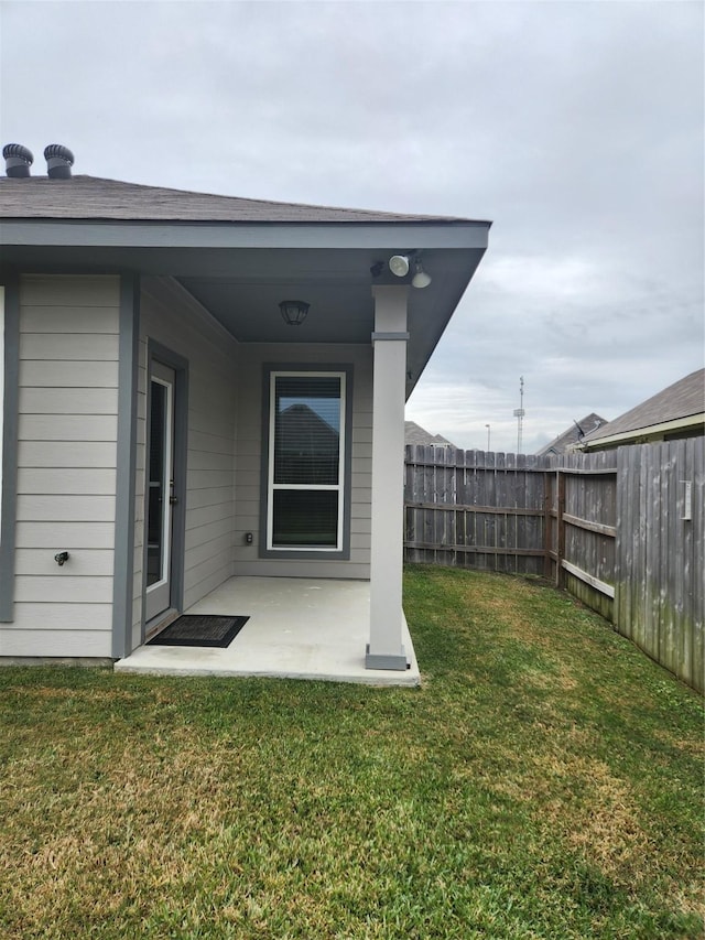 exterior space featuring a patio area