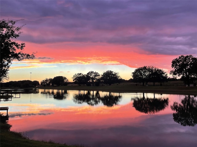 property view of water