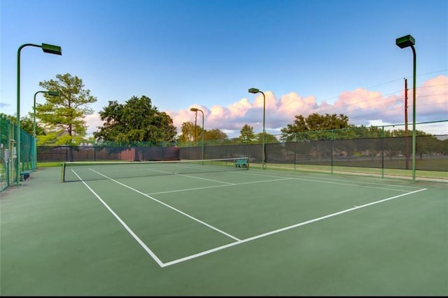 view of sport court