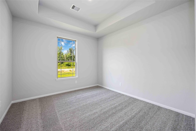 1485 Rd 66114, Dayton, TX 77535 - carpeted spare room with a tray ceiling and baseboards