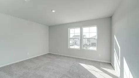 355 E Northpointe Ave, La Grange, TX 78945 - spare room featuring carpet flooring and baseboards
