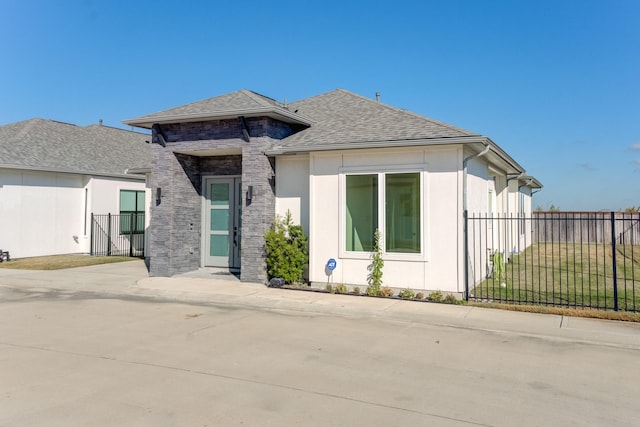 view of front of home