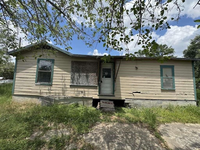 view of front of home