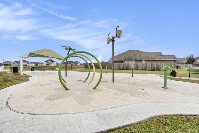 view of home's community with a playground