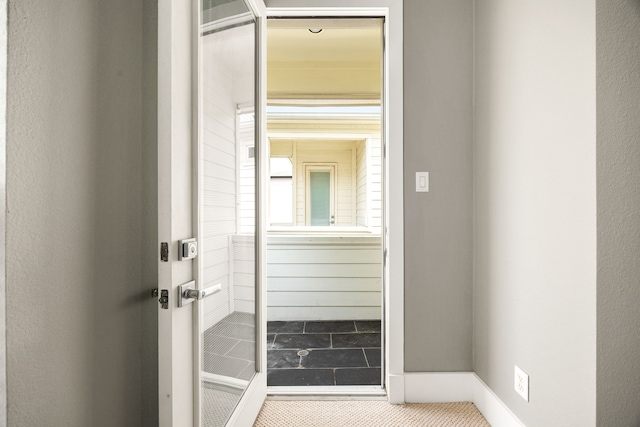 entryway featuring tile patterned floors