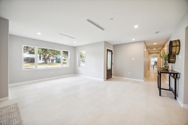 view of unfurnished living room