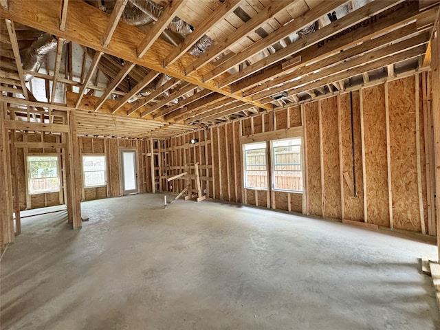 miscellaneous room featuring concrete floors