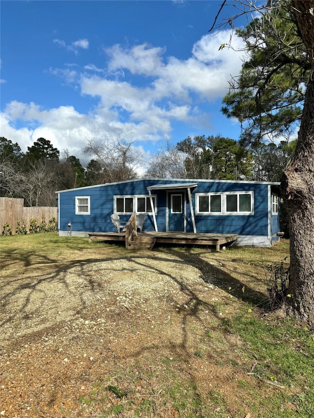 view of ranch-style home