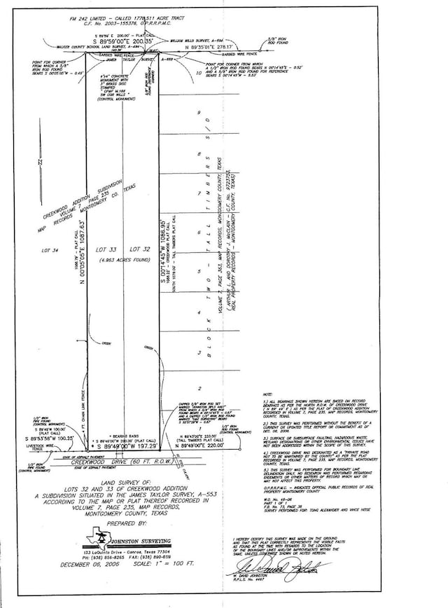 24171 Creekwood, Splendora TX, 77372 land for sale