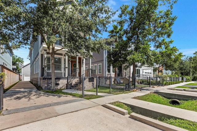 view of front of house featuring a porch