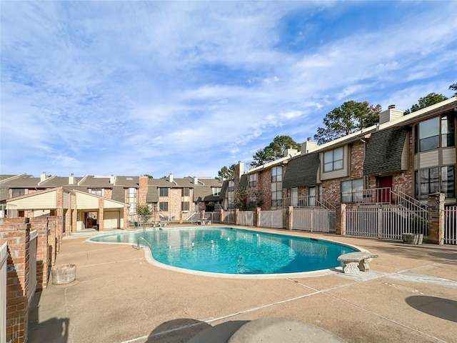 view of pool