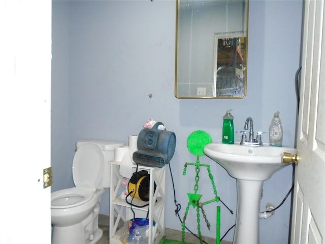 bathroom with toilet