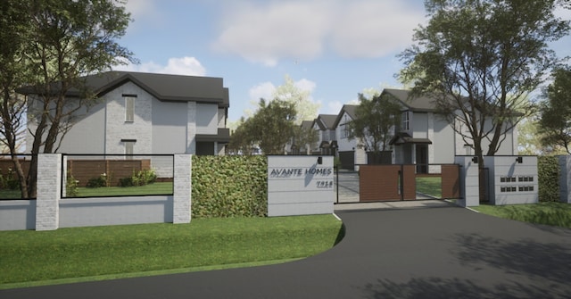 7934 Hennessy Ln Unit 2, Spring, TX 77389 - community sign with a gate and a residential view