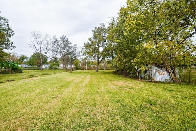 view of yard