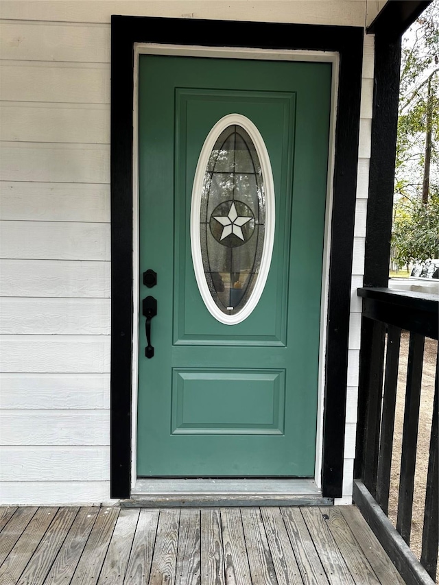 view of entrance to property