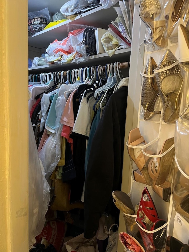 view of closet