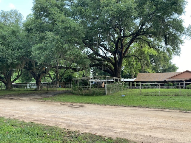 view of road