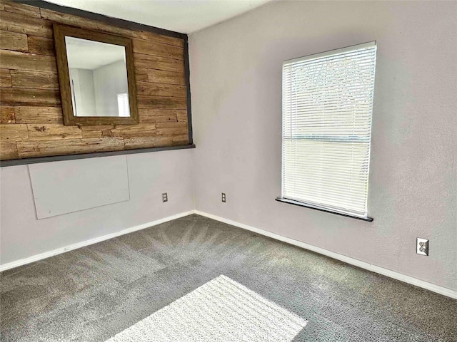 unfurnished room with carpet