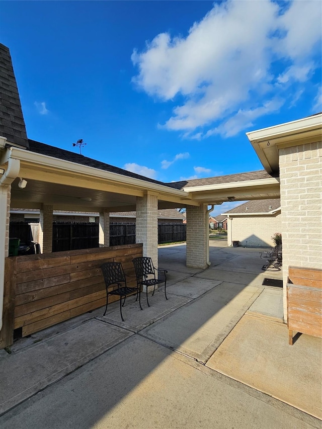 view of patio