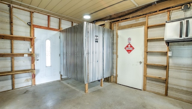 miscellaneous room featuring concrete flooring