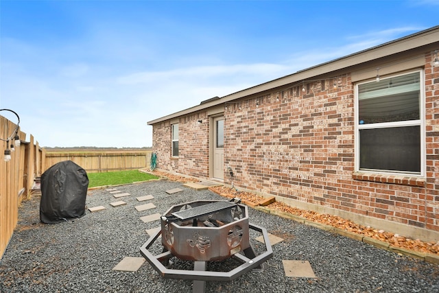 exterior space with a patio