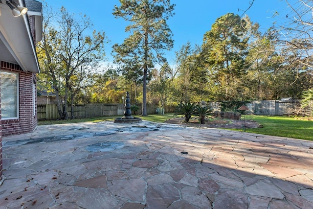 19238 Clear Sky Dr, Humble, TX 77346 - view of patio featuring a fenced backyard