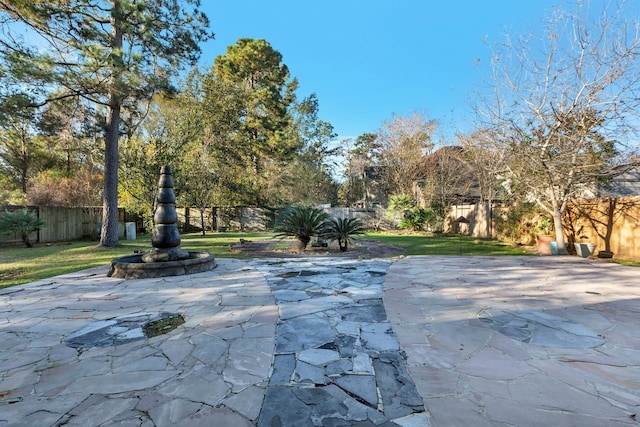 19238 Clear Sky Dr, Humble, TX 77346 - view of patio with a fenced backyard