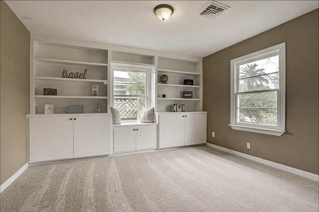 carpeted empty room with plenty of natural light