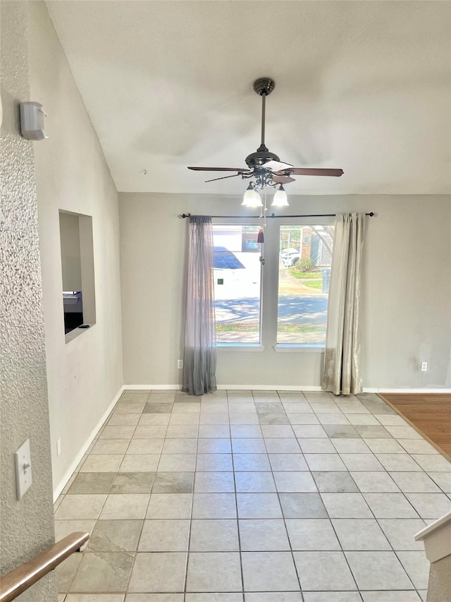 7854 Green Lawn Dr Unit 7854, Houston, TX 77088 - unfurnished room with a ceiling fan and light tile patterned floors