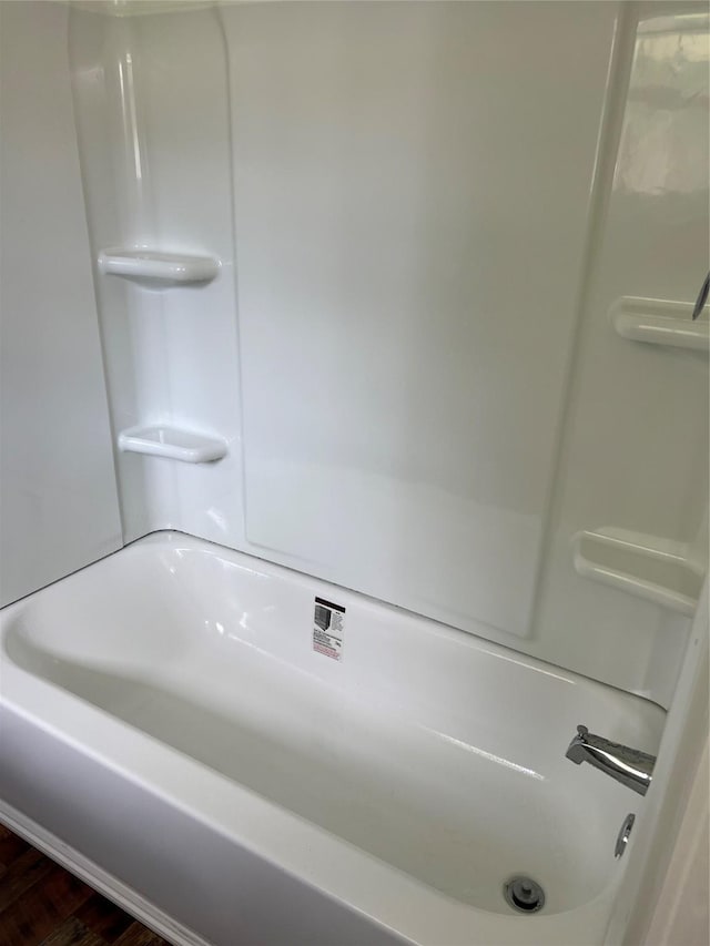 bathroom featuring hardwood / wood-style floors