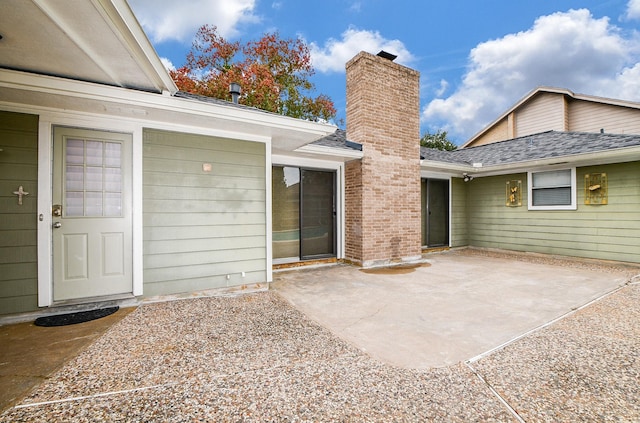 exterior space with a patio