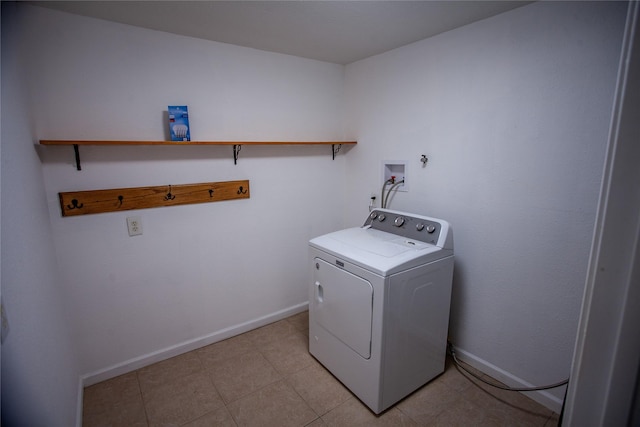 laundry room featuring washer / dryer