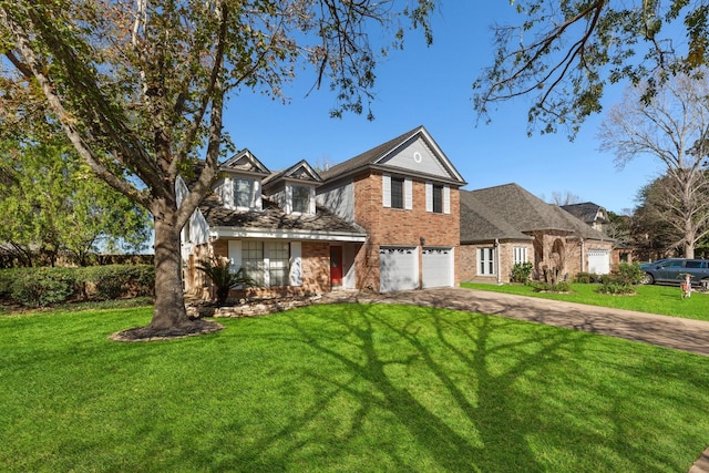 view of front of house with a front yard