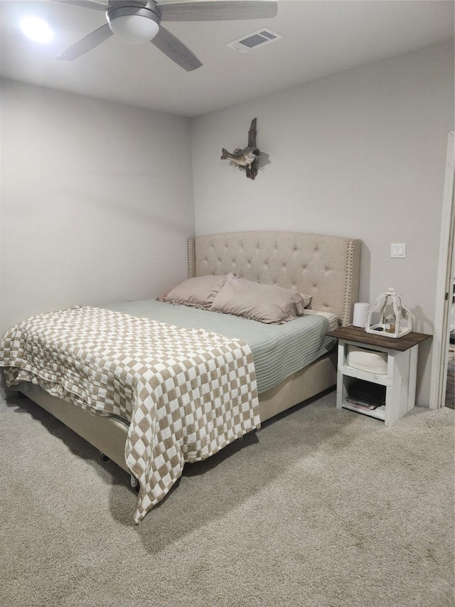 1000 Fm 224th Rd, Coldspring, TX 77331 - carpeted bedroom featuring a ceiling fan