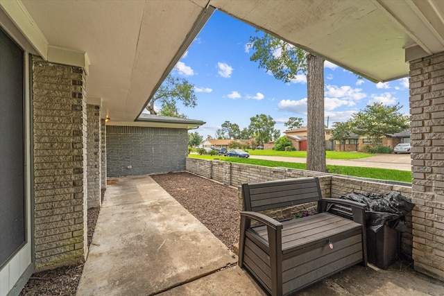 view of patio