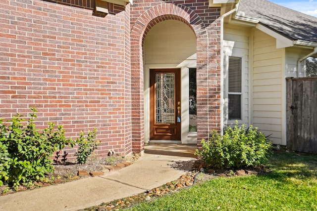 view of entrance to property