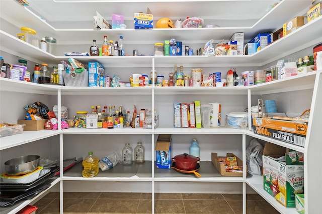 view of pantry