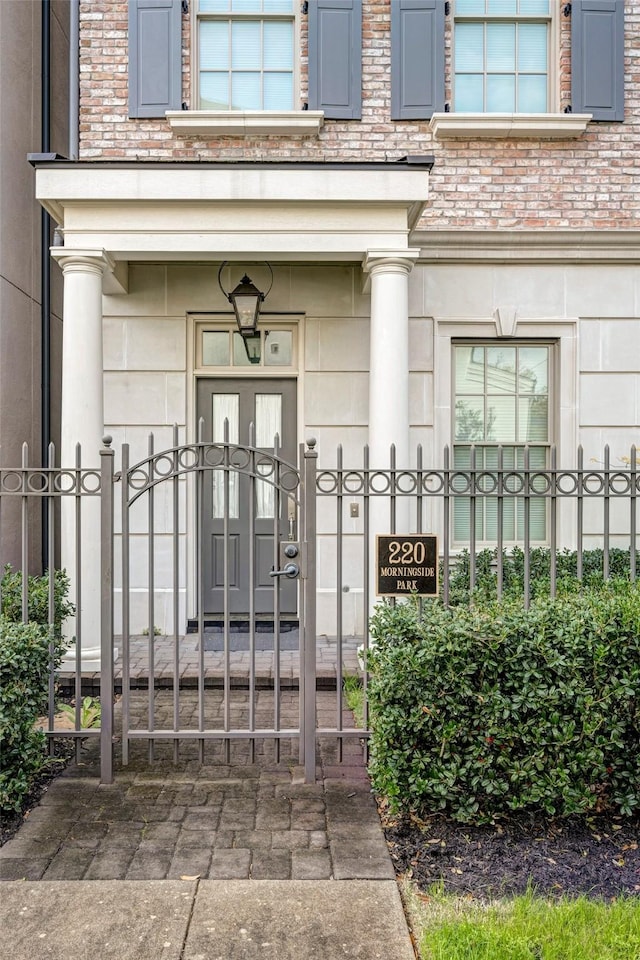 view of entrance to property