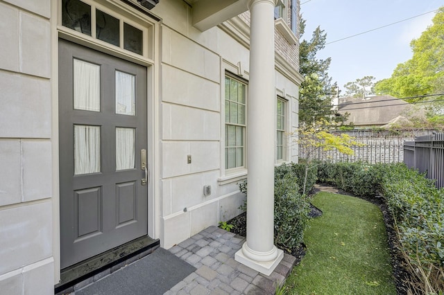 view of entrance to property