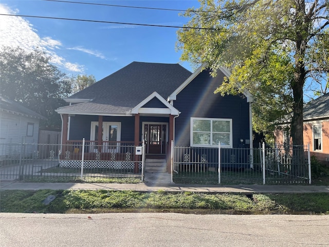 bungalow-style house featuring a porch