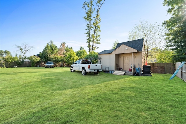 view of yard