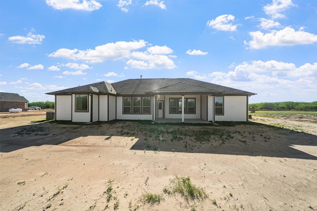 view of rear view of property