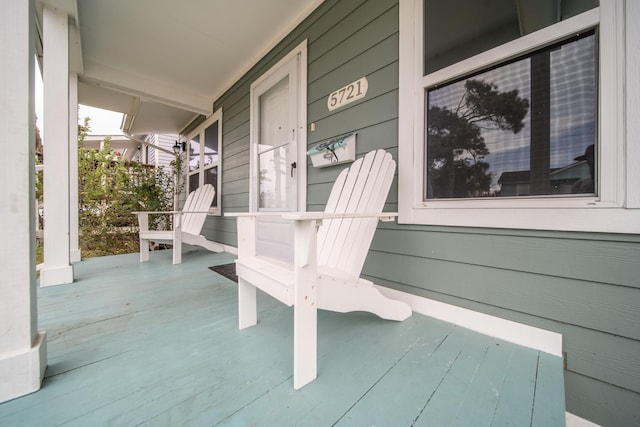 view of patio / terrace featuring a porch