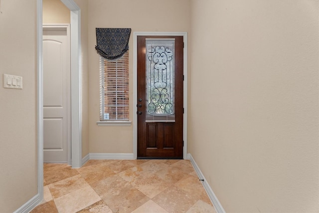 view of entrance foyer