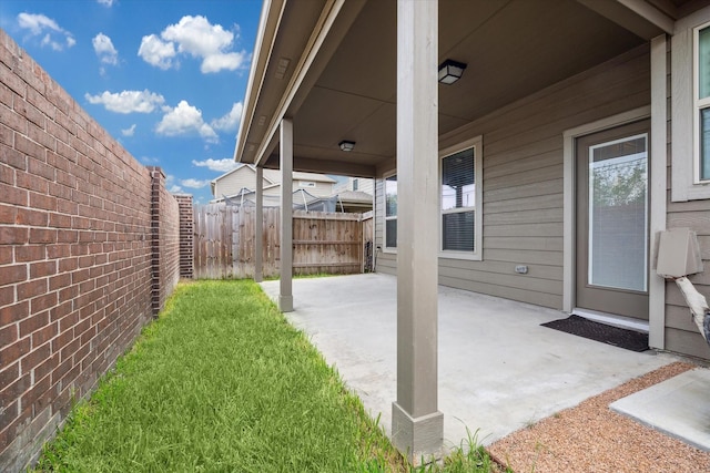 exterior space featuring a patio area