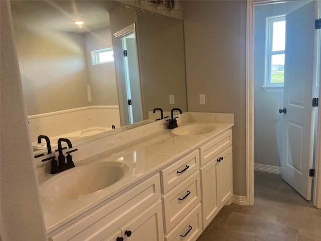 643 Longhorn Trl, Angleton, TX 77515 - bathroom with double vanity